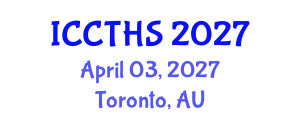 International Conference on Counter Terrorism and Human Security (ICCTHS) April 03, 2027 - Toronto, Australia