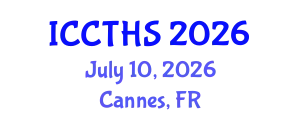 International Conference on Counter Terrorism and Human Security (ICCTHS) July 10, 2026 - Cannes, France