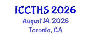 International Conference on Counter Terrorism and Human Security (ICCTHS) August 14, 2026 - Toronto, Canada
