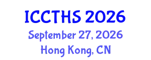 International Conference on Counter Terrorism and Human Security (ICCTHS) September 27, 2026 - Hong Kong, China