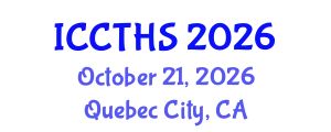 International Conference on Counter Terrorism and Human Security (ICCTHS) October 21, 2026 - Quebec City, Canada