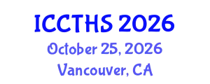 International Conference on Counter Terrorism and Human Security (ICCTHS) October 25, 2026 - Vancouver, Canada