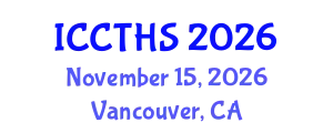 International Conference on Counter Terrorism and Human Security (ICCTHS) November 15, 2026 - Vancouver, Canada