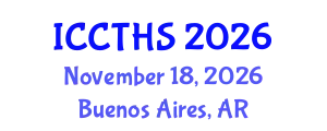 International Conference on Counter Terrorism and Human Security (ICCTHS) November 18, 2026 - Buenos Aires, Argentina