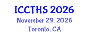 International Conference on Counter Terrorism and Human Security (ICCTHS) November 29, 2026 - Toronto, Canada