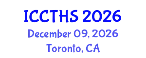 International Conference on Counter Terrorism and Human Security (ICCTHS) December 09, 2026 - Toronto, Canada