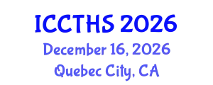 International Conference on Counter Terrorism and Human Security (ICCTHS) December 16, 2026 - Quebec City, Canada