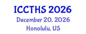 International Conference on Counter Terrorism and Human Security (ICCTHS) December 20, 2026 - Honolulu, United States