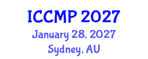 International Conference on Condensed Matter Physics (ICCMP) January 28, 2027 - Sydney, Australia
