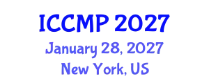 International Conference on Condensed Matter Physics (ICCMP) January 28, 2027 - New York, United States