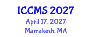 International Conference on Chemistry and Materials Science (ICCMS) April 17, 2027 - Marrakesh, Morocco