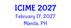 International Conference on Information and Manufacturing Engineering (ICIME) February 17, 2027 - Manila, Philippines