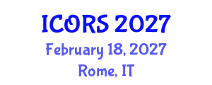 International Conference on Operations Research and Statistics (ICORS) February 18, 2027 - Rome, Italy