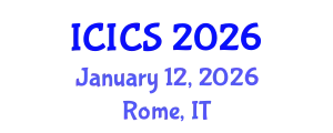 International Conference on Information and Computer Sciences (ICICS) January 12, 2026 - Rome, Italy