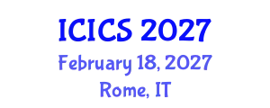 International Conference on Information and Computer Sciences (ICICS) February 18, 2027 - Rome, Italy
