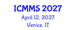 International Conference on Metallurgy and Material Science (ICMMS) April 12, 2027 - Venice, Italy