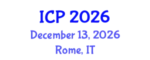 International Conference on Psychology (ICP) December 13, 2026 - Rome, Italy