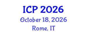 International Conference on Psychology (ICP) October 18, 2026 - Rome, Italy