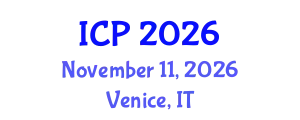 International Conference on Psychology (ICP) November 11, 2026 - Venice, Italy
