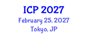 International Conference on Psychology (ICP) February 25, 2027 - Tokyo, Japan