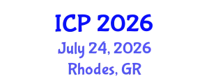 International Conference on Psychology (ICP) July 24, 2026 - Rhodes, Greece