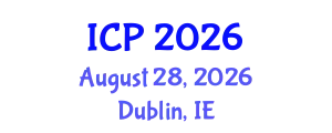 International Conference on Psychology (ICP) August 28, 2026 - Dublin, Ireland
