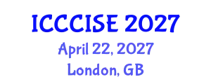 International Conference on Computer, Communication and Information Sciences, and Engineering (ICCCISE) April 22, 2027 - London, United Kingdom