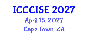 International Conference on Computer, Communication and Information Sciences, and Engineering (ICCCISE) April 15, 2027 - Cape Town, South Africa