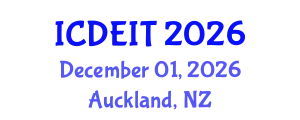 International Conference on Distance Education and Instructional Technology (ICDEIT) December 01, 2026 - Auckland, New Zealand