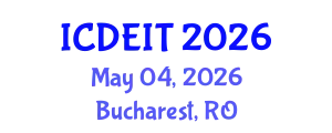 International Conference on Distance Education and Instructional Technology (ICDEIT) May 04, 2026 - Bucharest, Romania