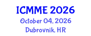 International Conference on Metallurgical and Materials Engineering (ICMME) October 04, 2026 - Dubrovnik, Croatia