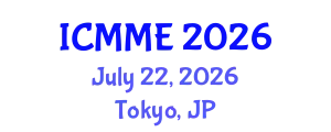 International Conference on Metallurgical and Materials Engineering (ICMME) July 22, 2026 - Tokyo, Japan