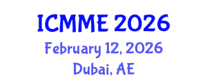International Conference on Metallurgical and Materials Engineering (ICMME) February 12, 2026 - Dubai, United Arab Emirates