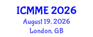 International Conference on Metallurgical and Materials Engineering (ICMME) August 19, 2026 - London, United Kingdom