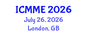 International Conference on Metallurgical and Materials Engineering (ICMME) July 26, 2026 - London, United Kingdom