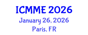 International Conference on Metallurgical and Materials Engineering (ICMME) January 26, 2026 - Paris, France