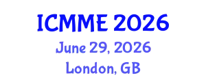 International Conference on Metallurgical and Materials Engineering (ICMME) June 29, 2026 - London, United Kingdom
