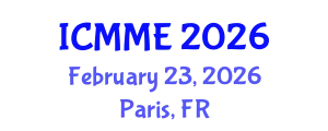 International Conference on Metallurgical and Materials Engineering (ICMME) February 23, 2026 - Paris, France