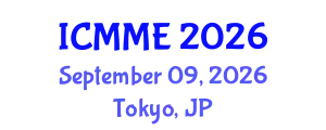 International Conference on Metallurgical and Materials Engineering (ICMME) September 09, 2026 - Tokyo, Japan