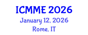 International Conference on Metallurgical and Materials Engineering (ICMME) January 12, 2026 - Rome, Italy