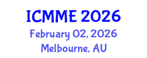 International Conference on Metallurgical and Materials Engineering (ICMME) February 02, 2026 - Melbourne, Australia