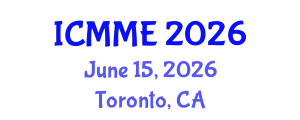 International Conference on Metallurgical and Materials Engineering (ICMME) June 15, 2026 - Toronto, Canada