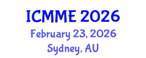 International Conference on Metallurgical and Materials Engineering (ICMME) February 23, 2026 - Sydney, Australia