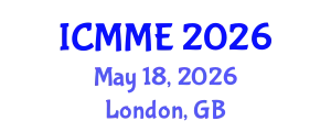 International Conference on Metallurgical and Materials Engineering (ICMME) May 18, 2026 - London, United Kingdom