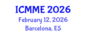 International Conference on Metallurgical and Materials Engineering (ICMME) February 12, 2026 - Barcelona, Spain