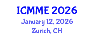 International Conference on Metallurgical and Materials Engineering (ICMME) January 12, 2026 - Zurich, Switzerland
