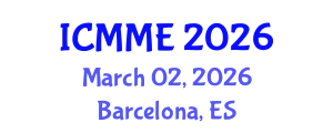 International Conference on Metallurgical and Materials Engineering (ICMME) March 02, 2026 - Barcelona, Spain