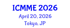 International Conference on Metallurgical and Materials Engineering (ICMME) April 20, 2026 - Tokyo, Japan