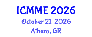 International Conference on Metallurgical and Materials Engineering (ICMME) October 21, 2026 - Athens, Greece