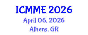 International Conference on Metallurgical and Materials Engineering (ICMME) April 06, 2026 - Athens, Greece
